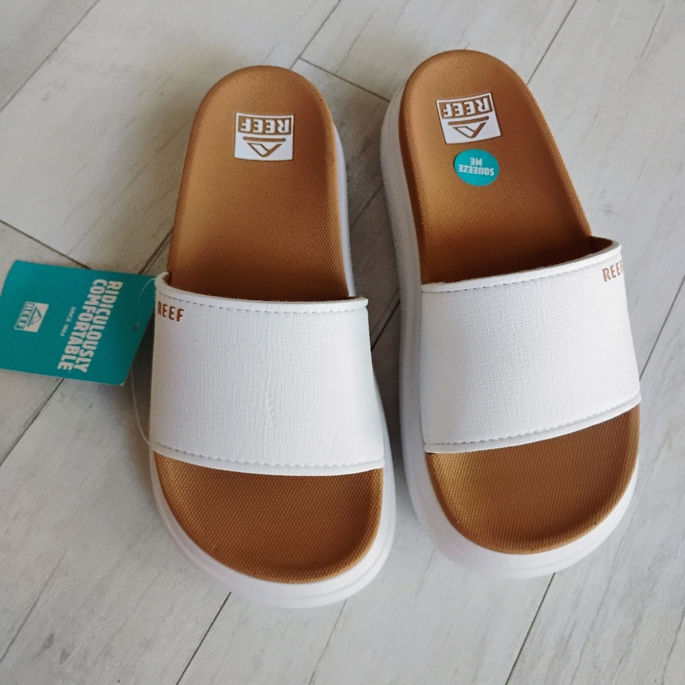 REEF NEW Cushion Bondi Bay Slides Sandals - Picture 7 of 16